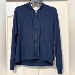 Roxy Deep Blue Zip-Up Hoodie